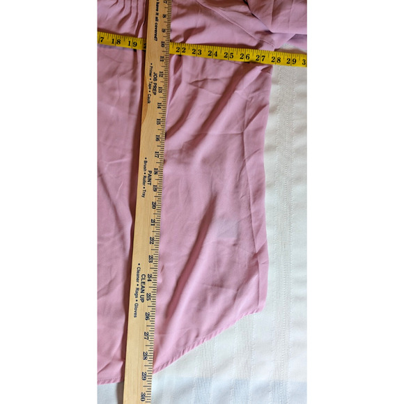 Torrid Plus Size Mauve Georgette Smocked Blouson Sleeve ~ Size 3, 3X ~ NWT - Picture 10 of 10